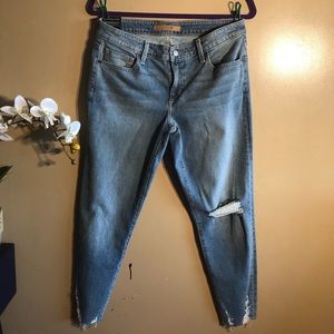 Joe’s Boyfriend Slim Crop Jeans Sz 28